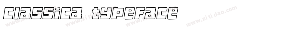 Classica Typeface字体转换